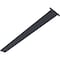 Ekena Millwork 2 1/2"W x 30"D Countertop Island Steel Heavy Duty Bracket w/ Flange, Powder Coated Black BKTM02X30IBPBL - alternate 8